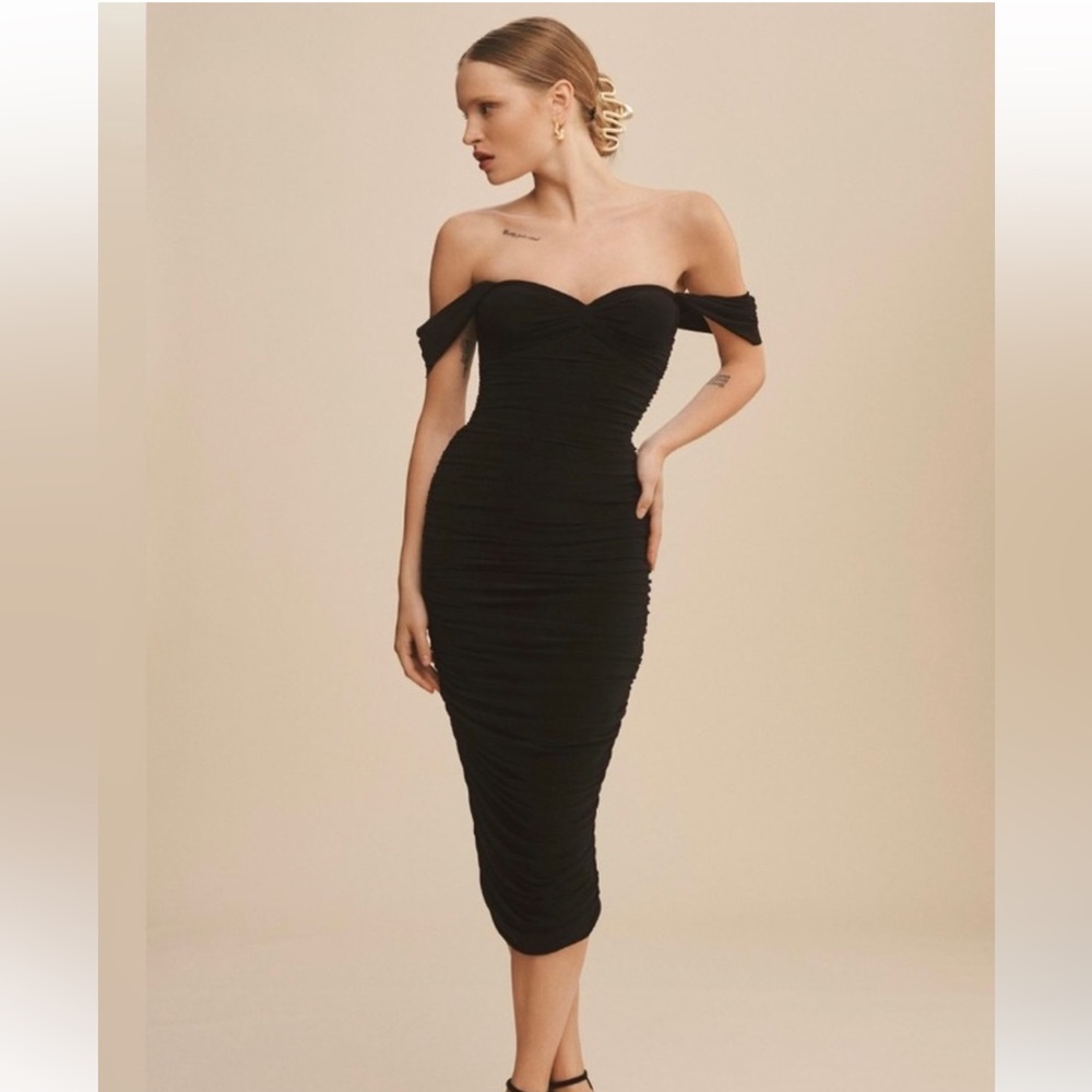 Norma Kamali Walter Dress with winglet sleeves
